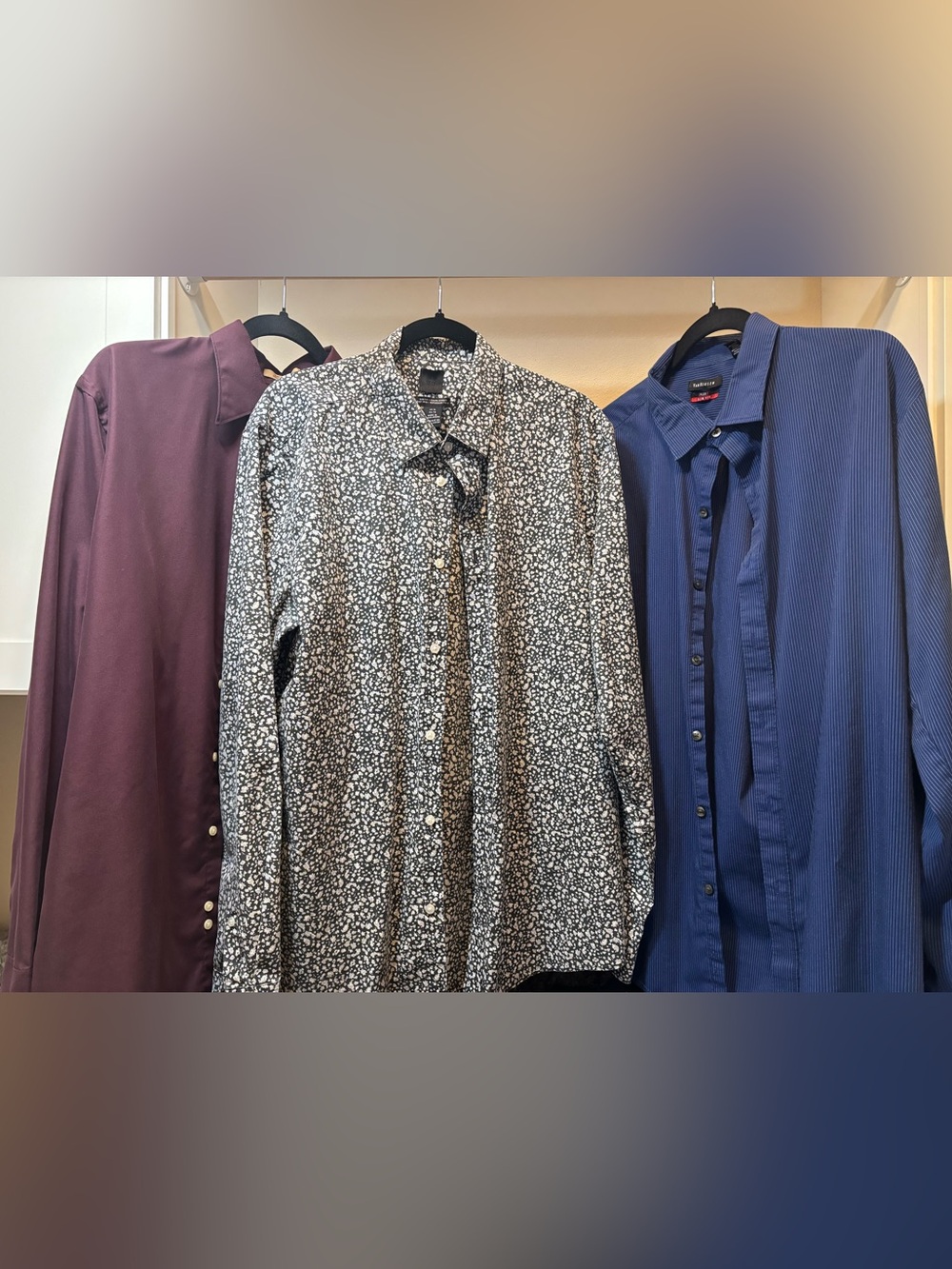 Milano Uomo Plum Button-Up Shirt